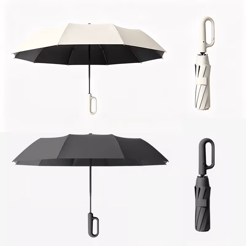 Creative Ring Buckle Windproof Reinforced Umbrella