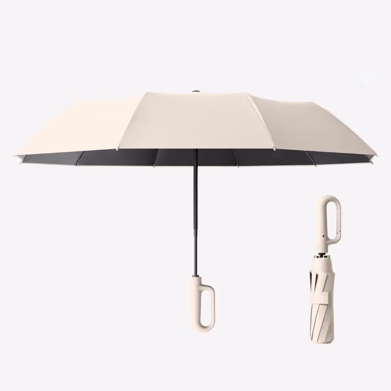 Creative Ring Buckle Windproof Reinforced Umbrella &mdash; Weatherproof and durable for everyday use